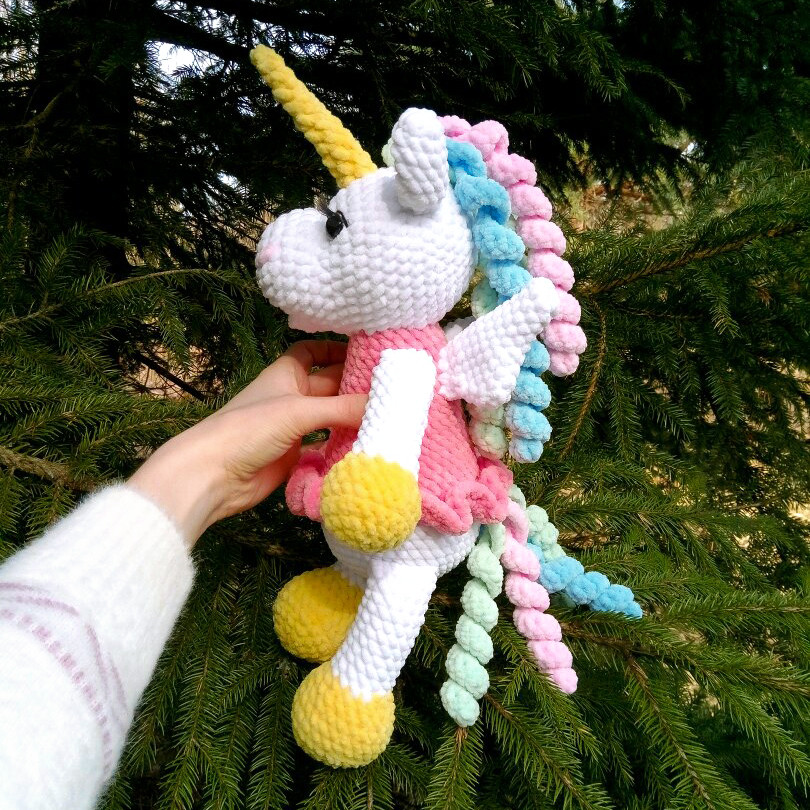 Аликорн — схема амигуруми