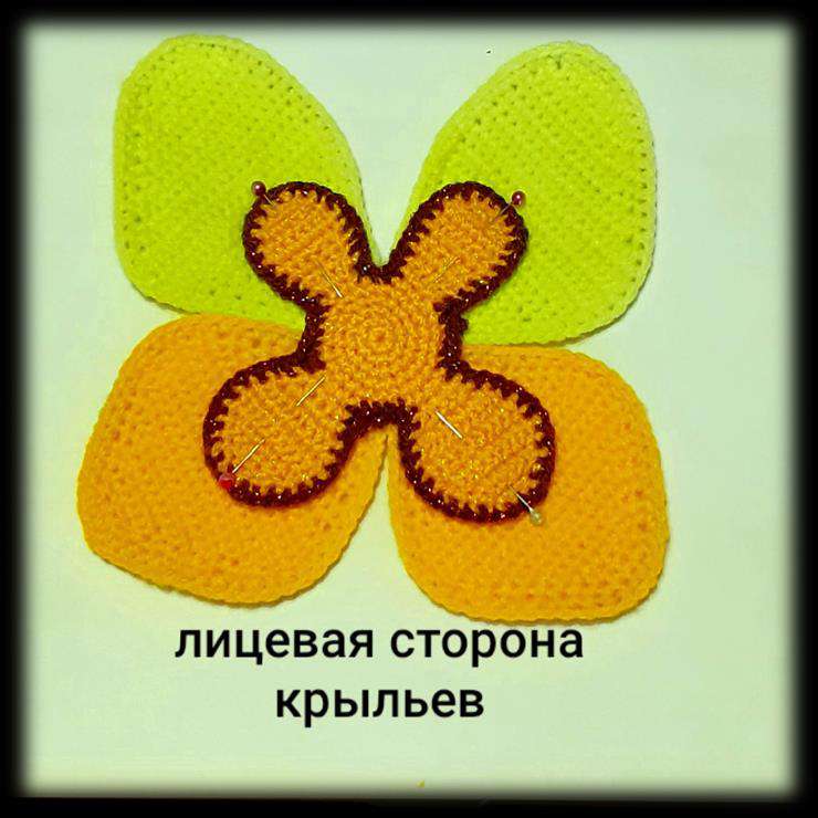 Бабочка Шоколадница — этап 17