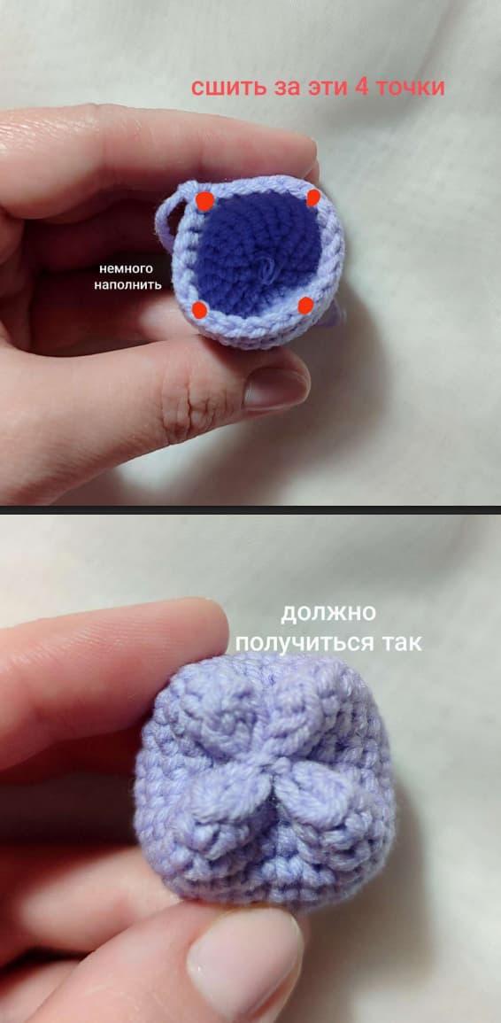 Брелок Тюльпан — этап 1