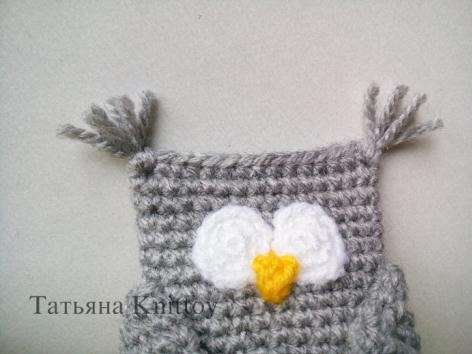 Брошка Совушка — этап 9