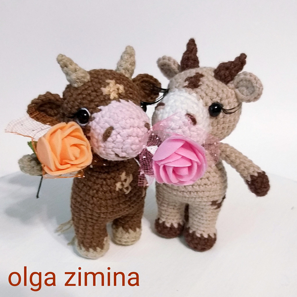 Бычок-крошка — схема амигуруми