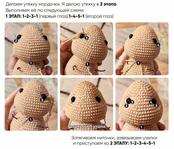 Капибара с мандаринами — этап 3