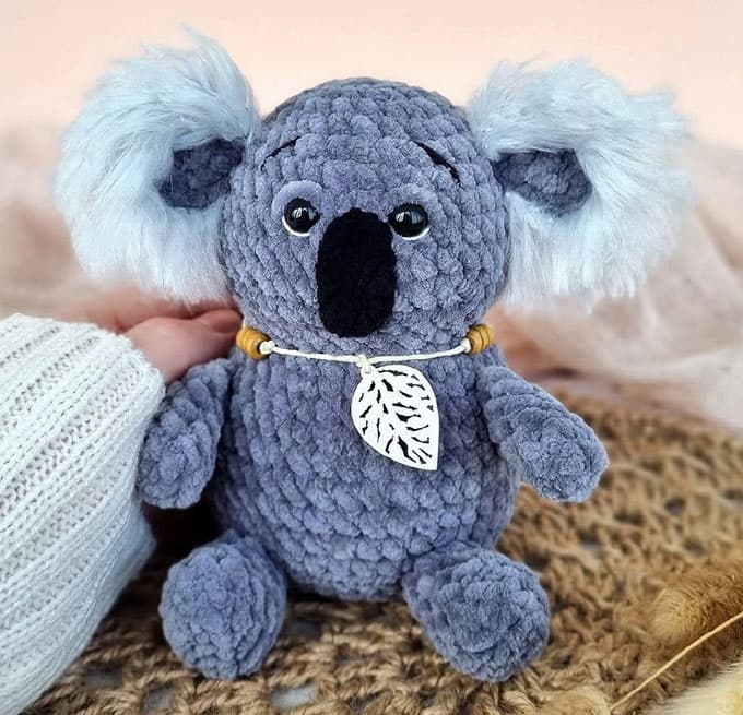 Коала — схема амигуруми