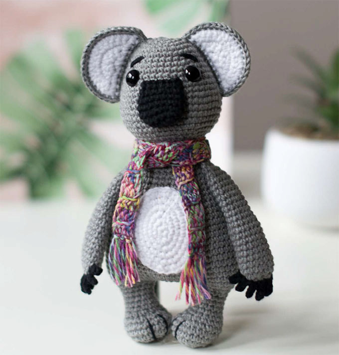Коала Кэбби — схема амигуруми