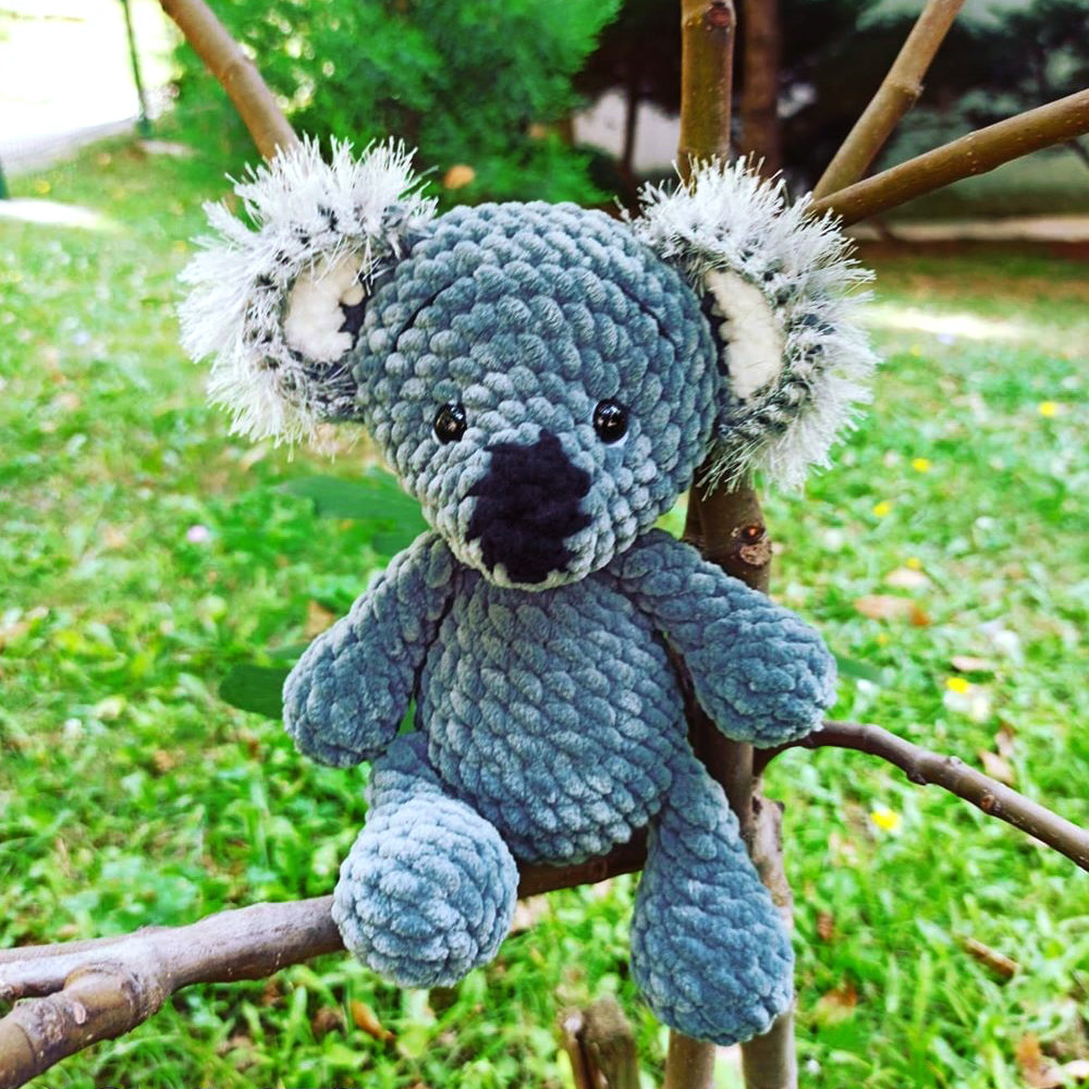 Коала Малыш — схема амигуруми