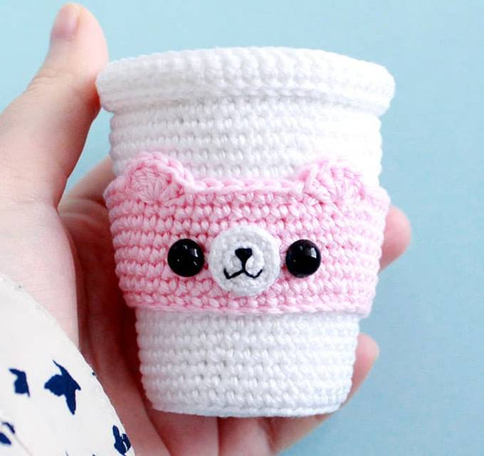 Кофе с молоком — схема амигуруми