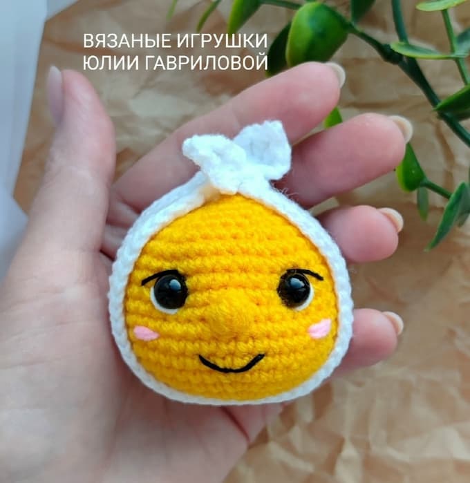 Колобок — схема амигуруми
