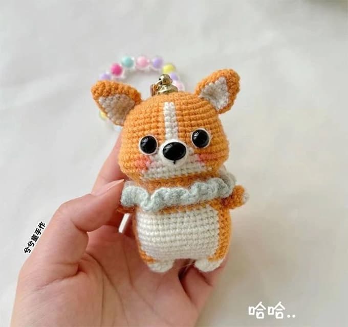 Корги — схема амигуруми