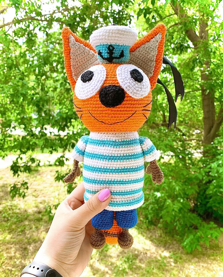 Коржик — схема амигуруми