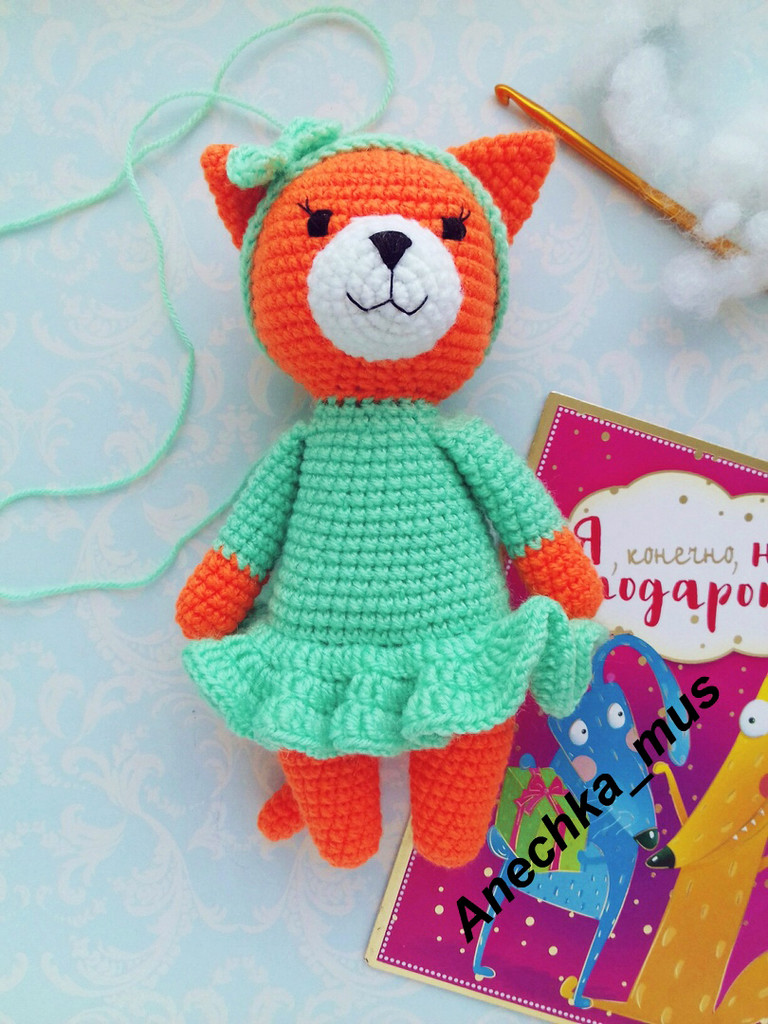 Кошечка — схема амигуруми