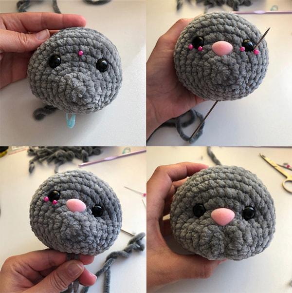 Кошечка Арина — этап 1