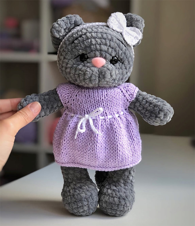 Кошечка Арина — схема амигуруми