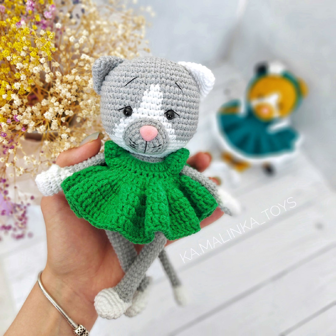 Кошечка — схема амигуруми