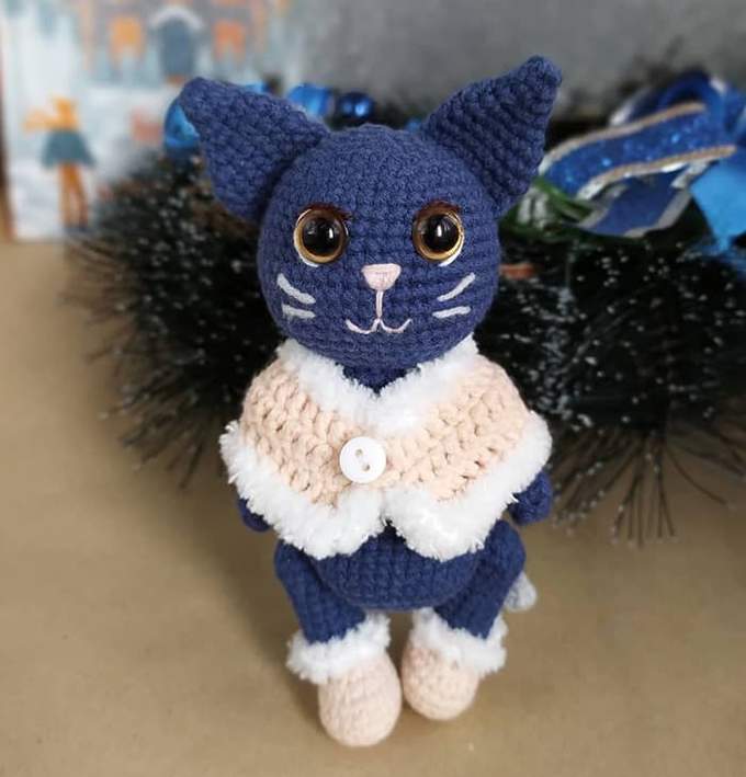 Кошечка Фиби — схема амигуруми