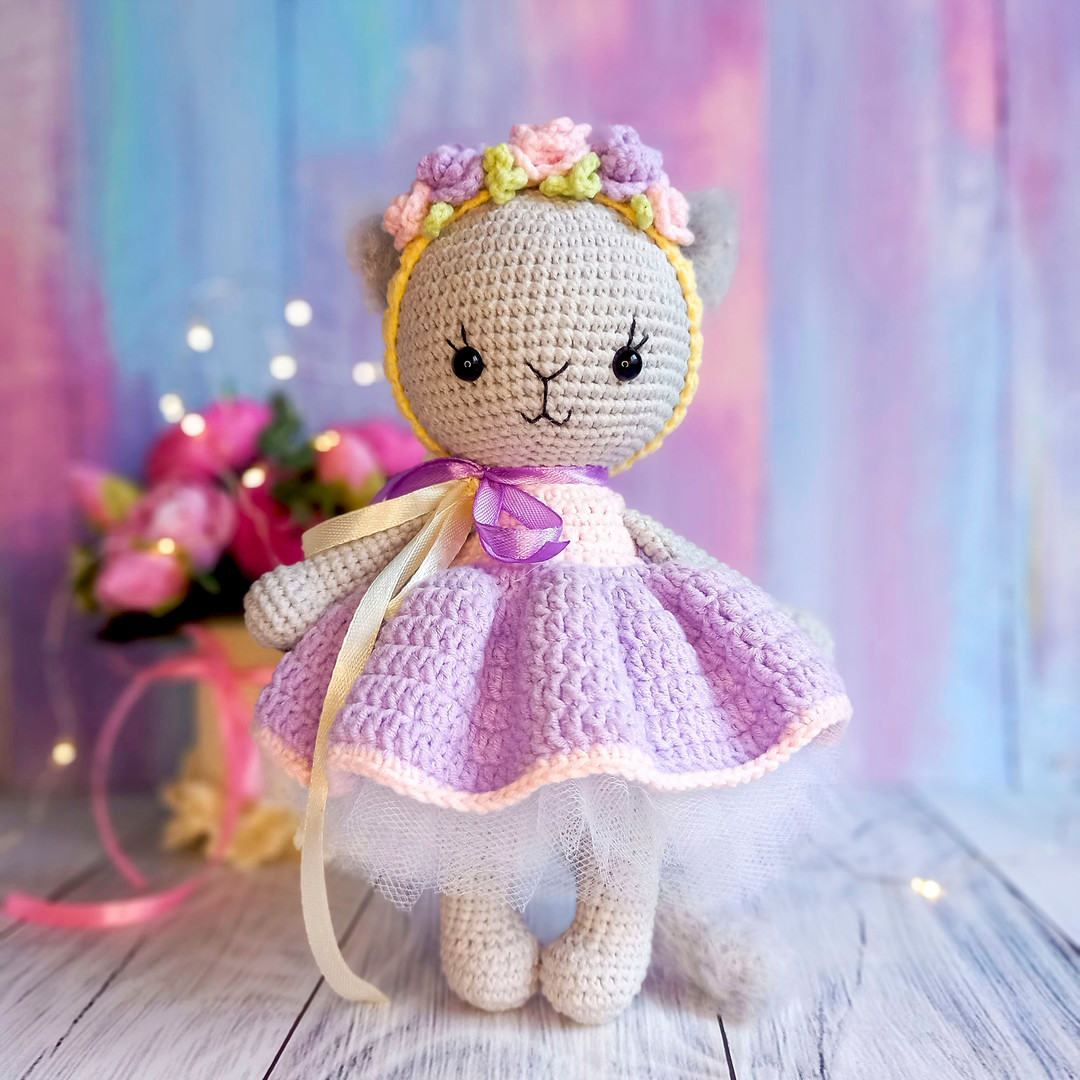 Кошечка Инга — схема амигуруми