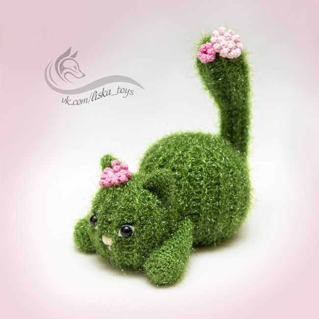 Кошечка-кактус — этап 32