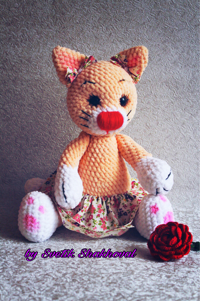 Кошечка Мурочка — схема амигуруми