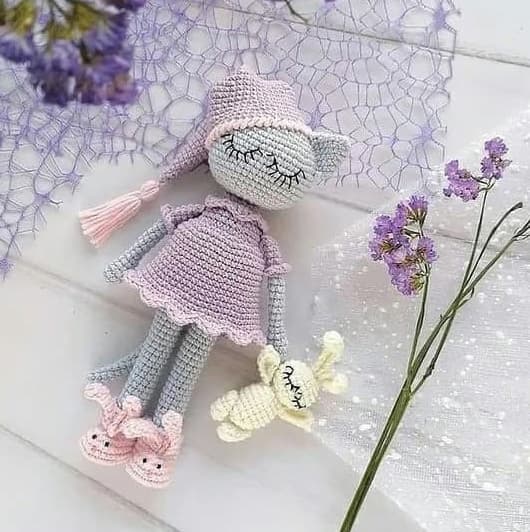 Кошечка Соня — схема амигуруми