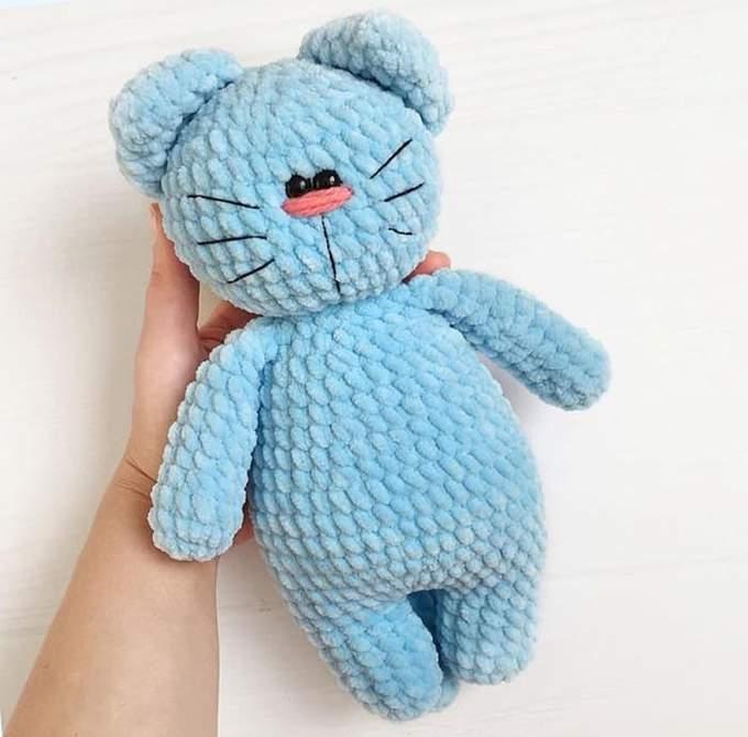 Кошечка в кофточке — этап 1