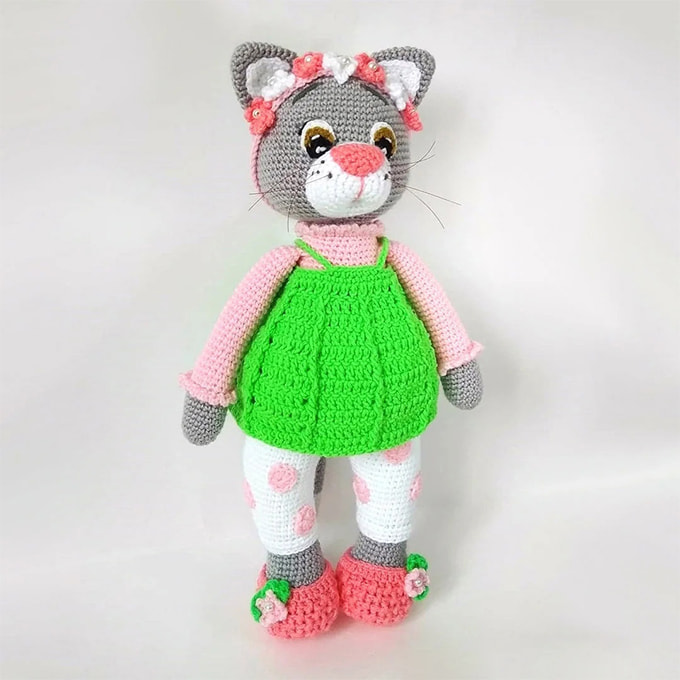 Кошечка Василиска — схема амигуруми