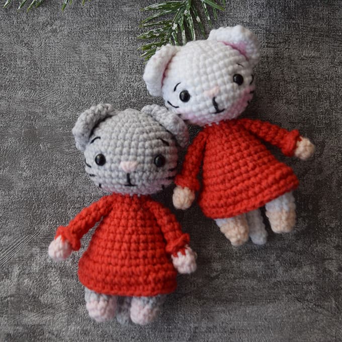 Кошечка — схема амигуруми