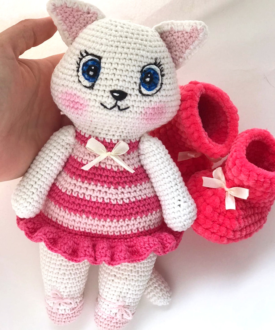 Кошечка — схема амигуруми