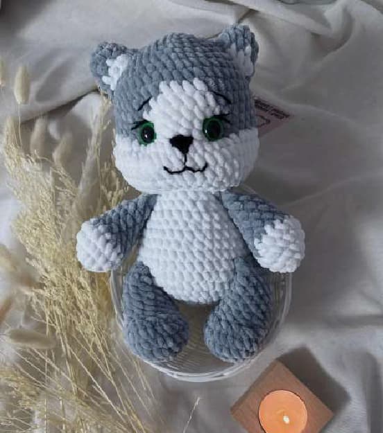 Кот Барсик — схема амигуруми