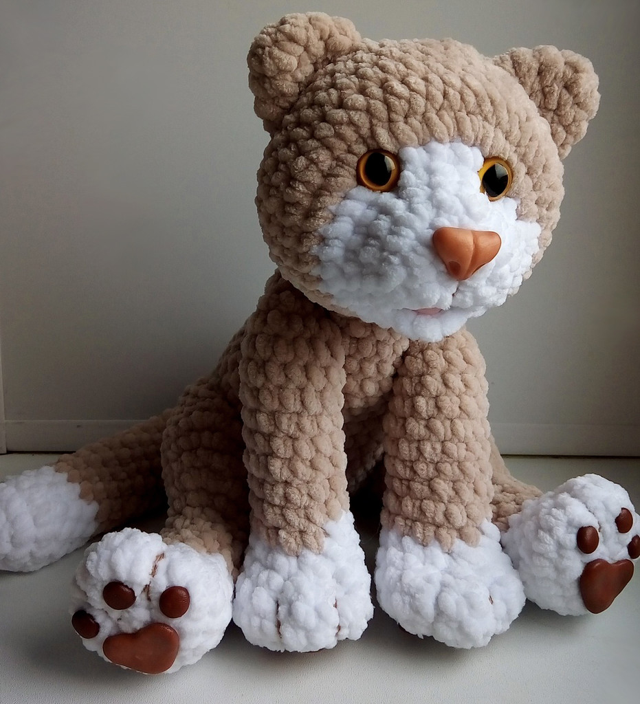 Кот Барсик — схема амигуруми