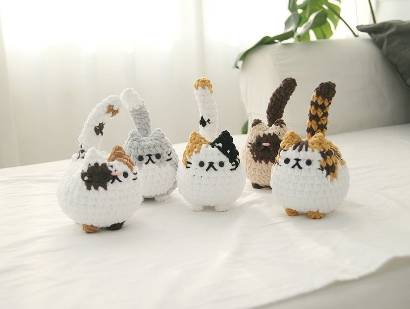 Кот — схема амигуруми