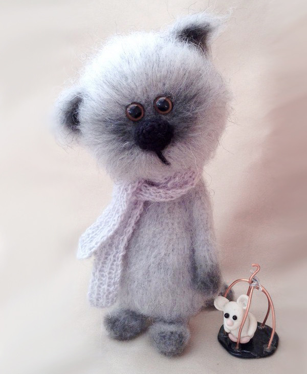Кот Борисыч — схема амигуруми