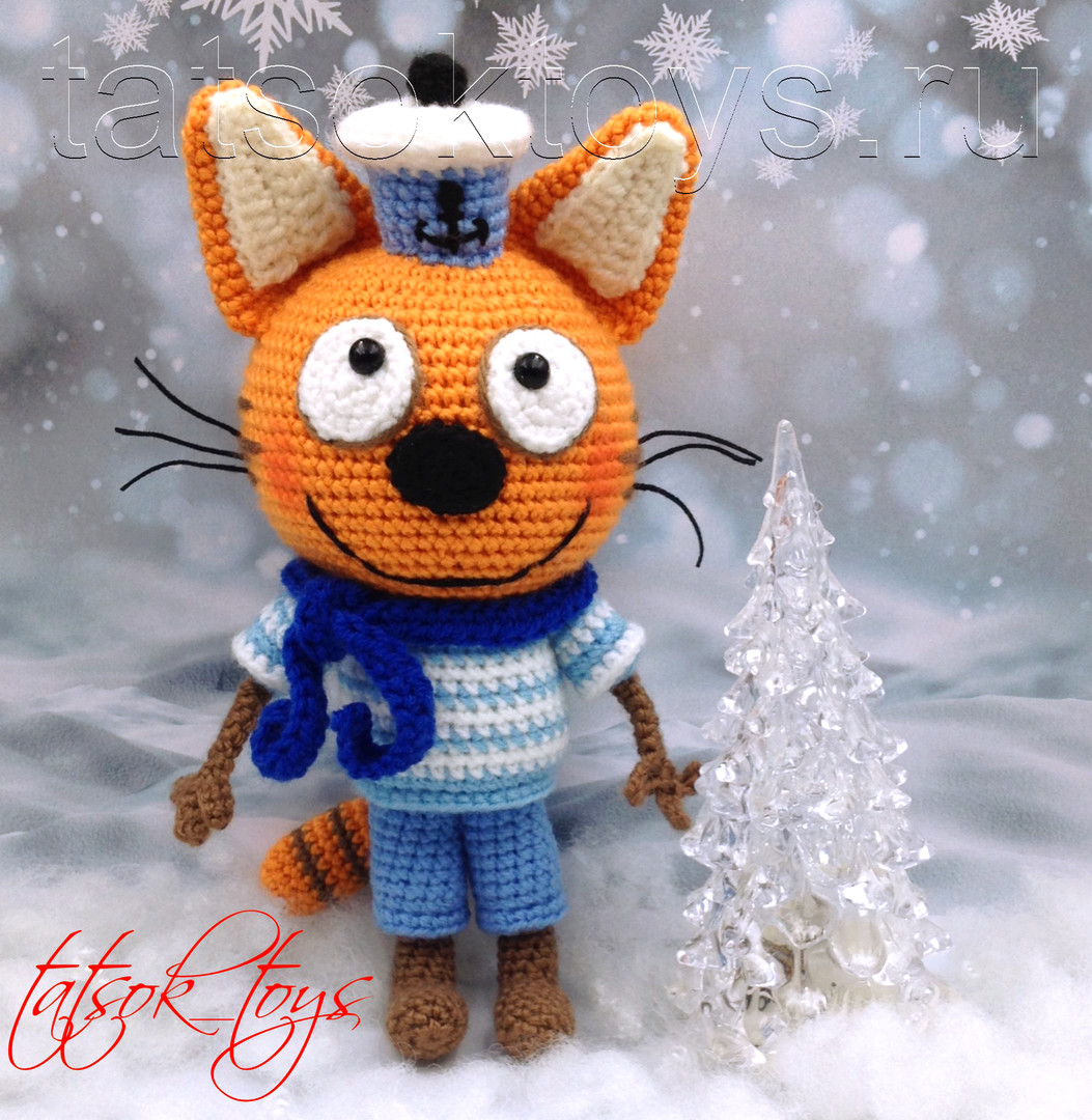 Кот Коржик — схема амигуруми