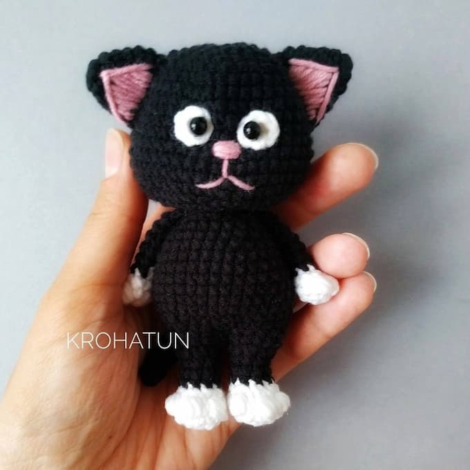 Кот — схема амигуруми