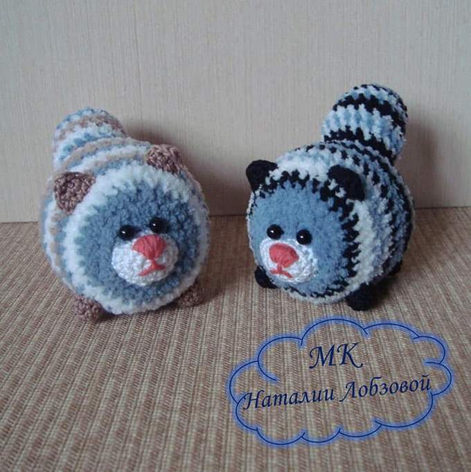 Кот Обжоркин — схема амигуруми