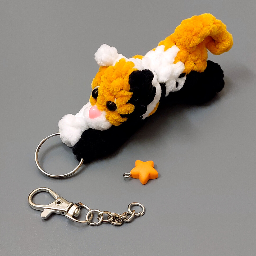 Кот озорник — схема амигуруми
