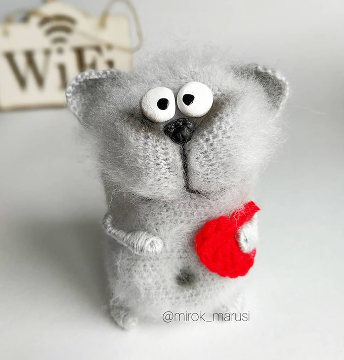 Кот Жорик — схема амигуруми