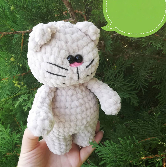 Котик — схема амигуруми