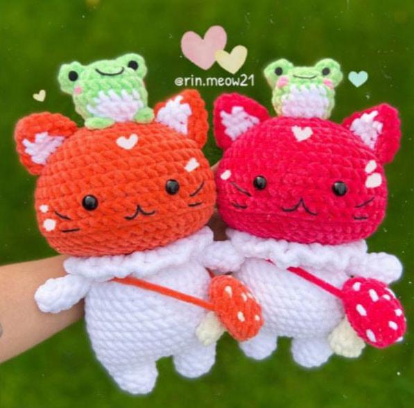 Котик с лягушкой — фото сборки