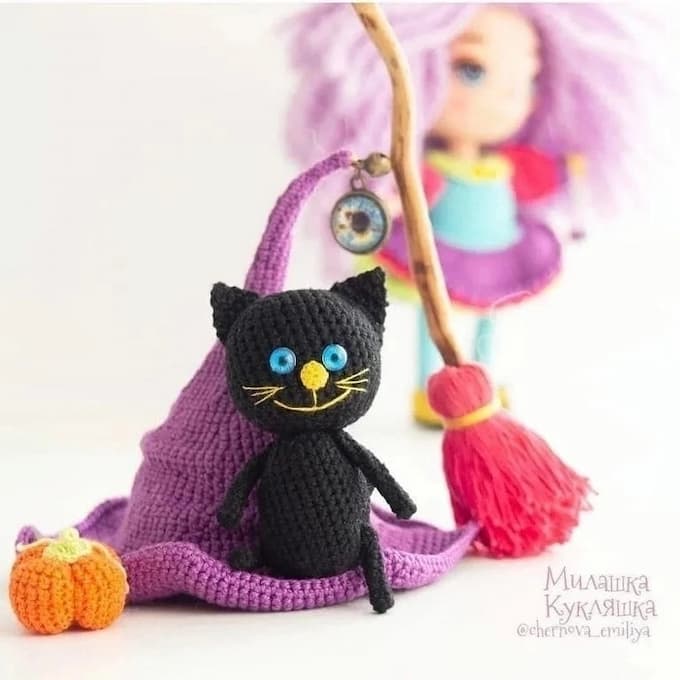 Котик Тобиас — схема амигуруми