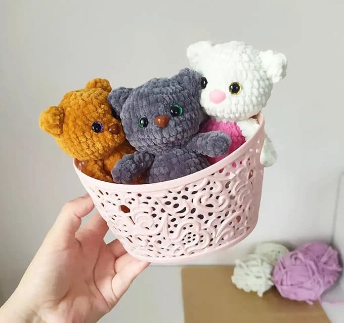 Котёнок — схема амигуруми