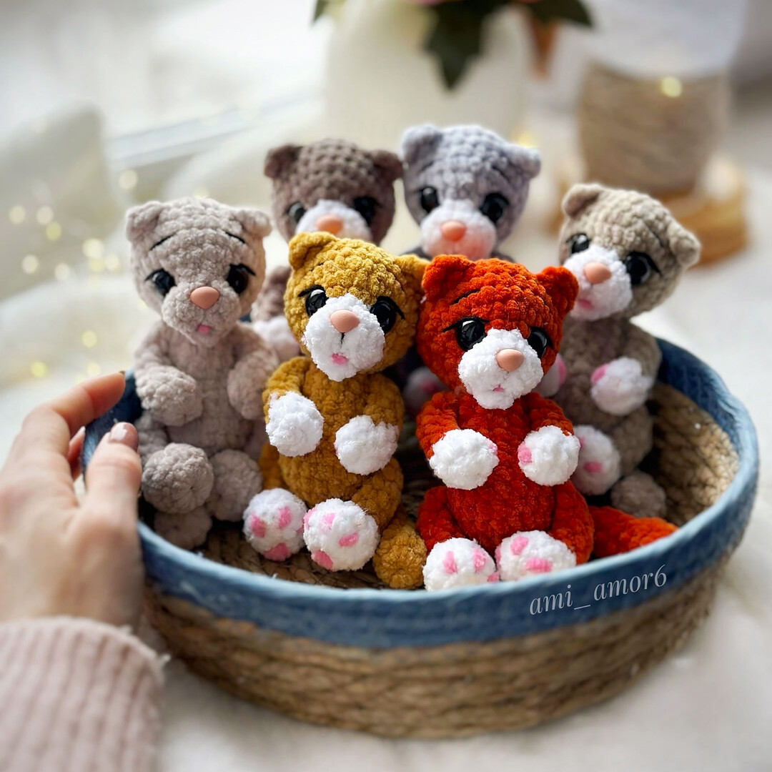 Котятки — схема амигуруми