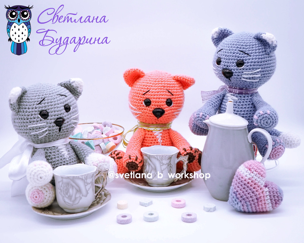 Котятки — схема амигуруми