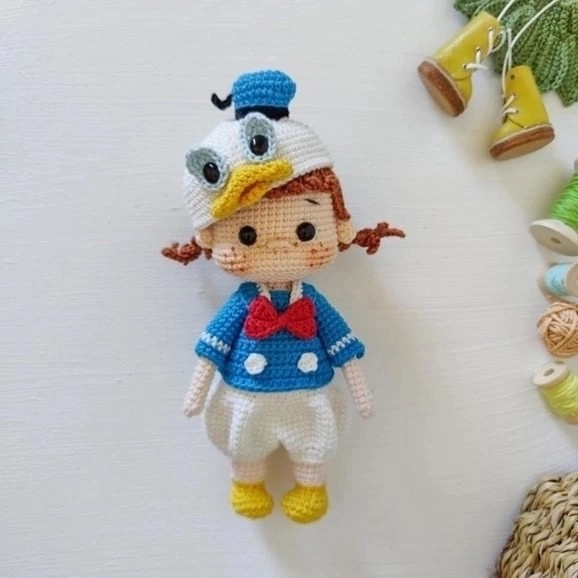 Кукла Даи — схема амигуруми