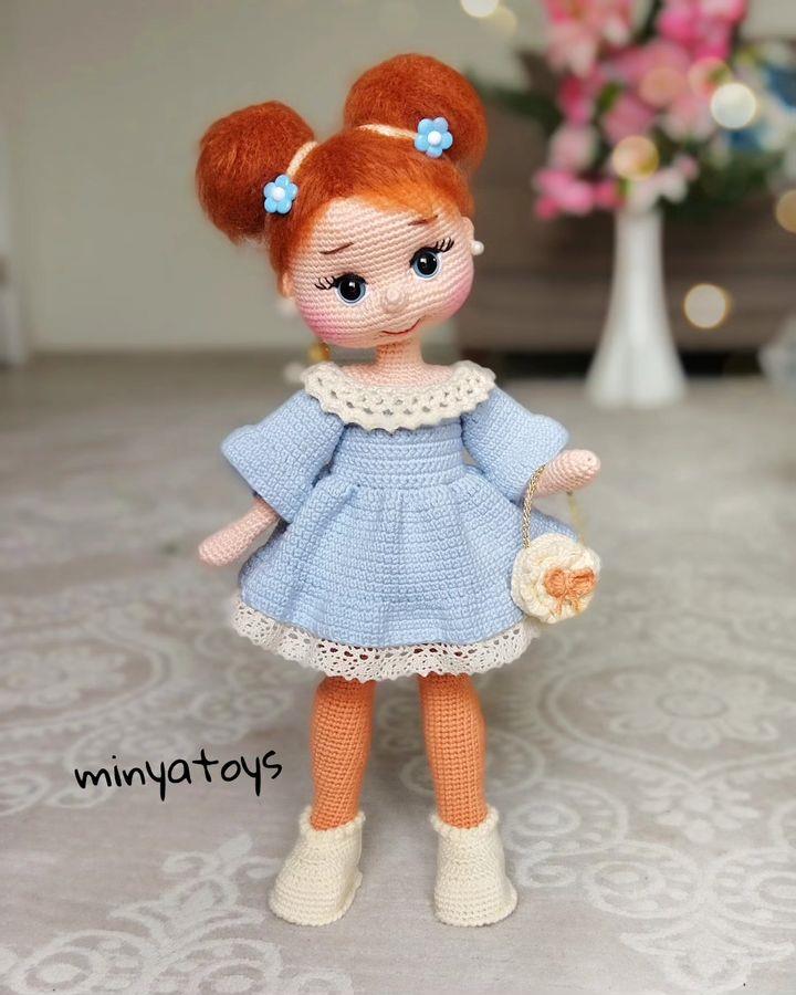 Кукла Луна — схема амигуруми