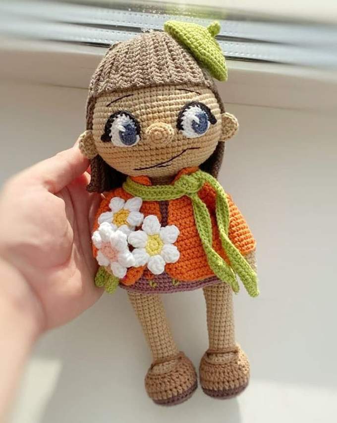 Кукла Софи — схема амигуруми