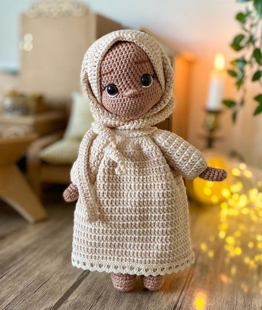 Куколка Зейнеп — схема амигуруми