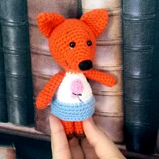 Лисичка из Ми-ми-мишек — схема амигуруми