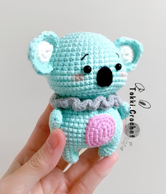 Маленькая коала — схема амигуруми