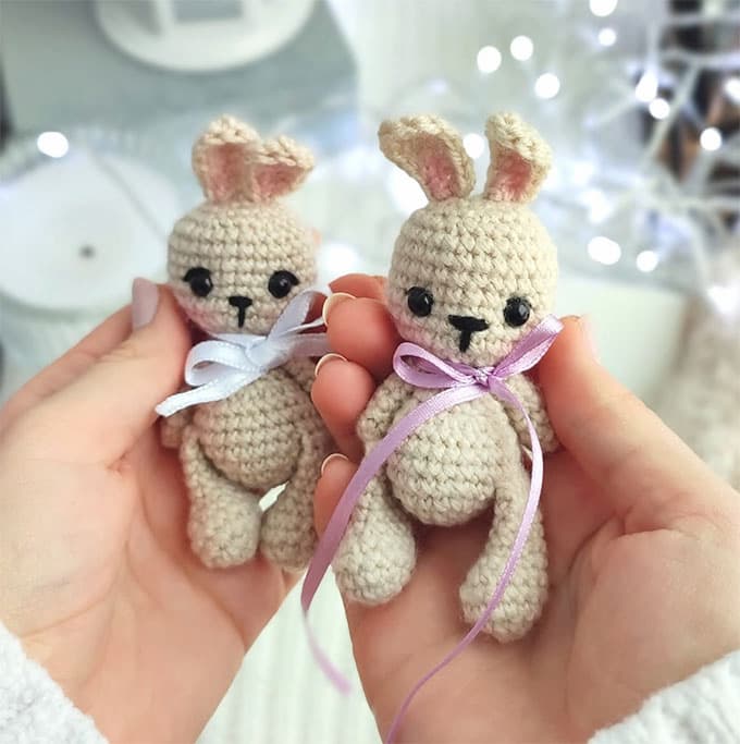 Малыш Зайчонок — схема амигуруми