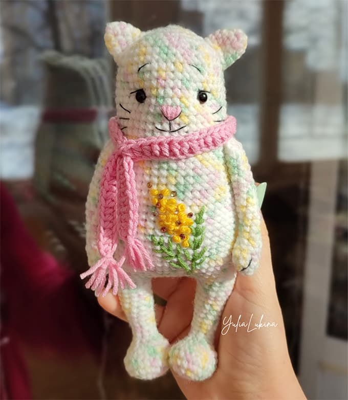 Мартовский кот — схема амигуруми