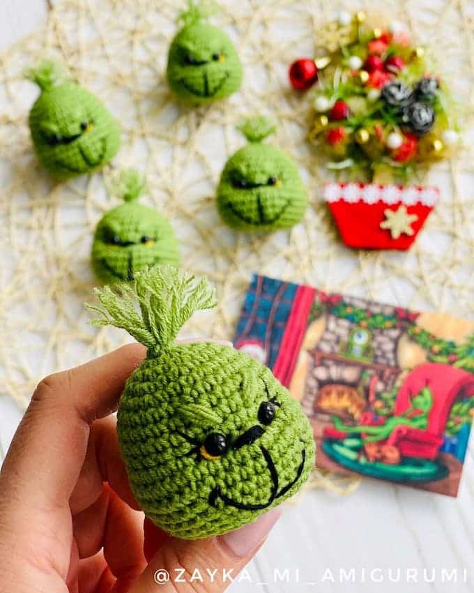 МиниГринчмас — схема амигуруми